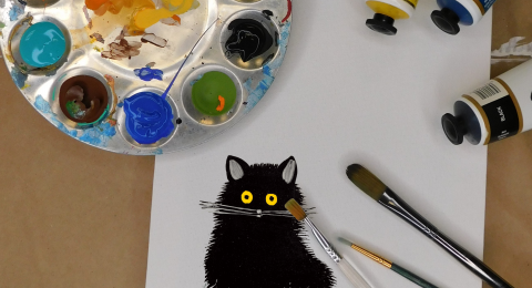 paint along option 3-with cat