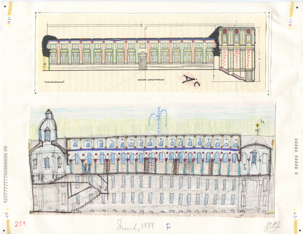 John Devlin, untitled no. 62, March 1988, mixed media on paper, 21.59x 27.94 cm. Collection Henry Boxer Gallery
