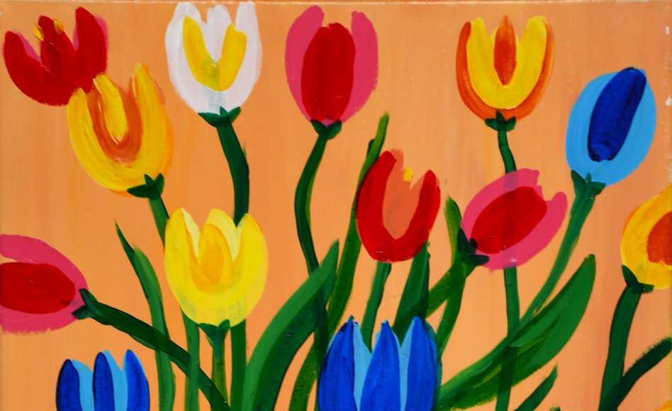 Maud Lewis Tulips