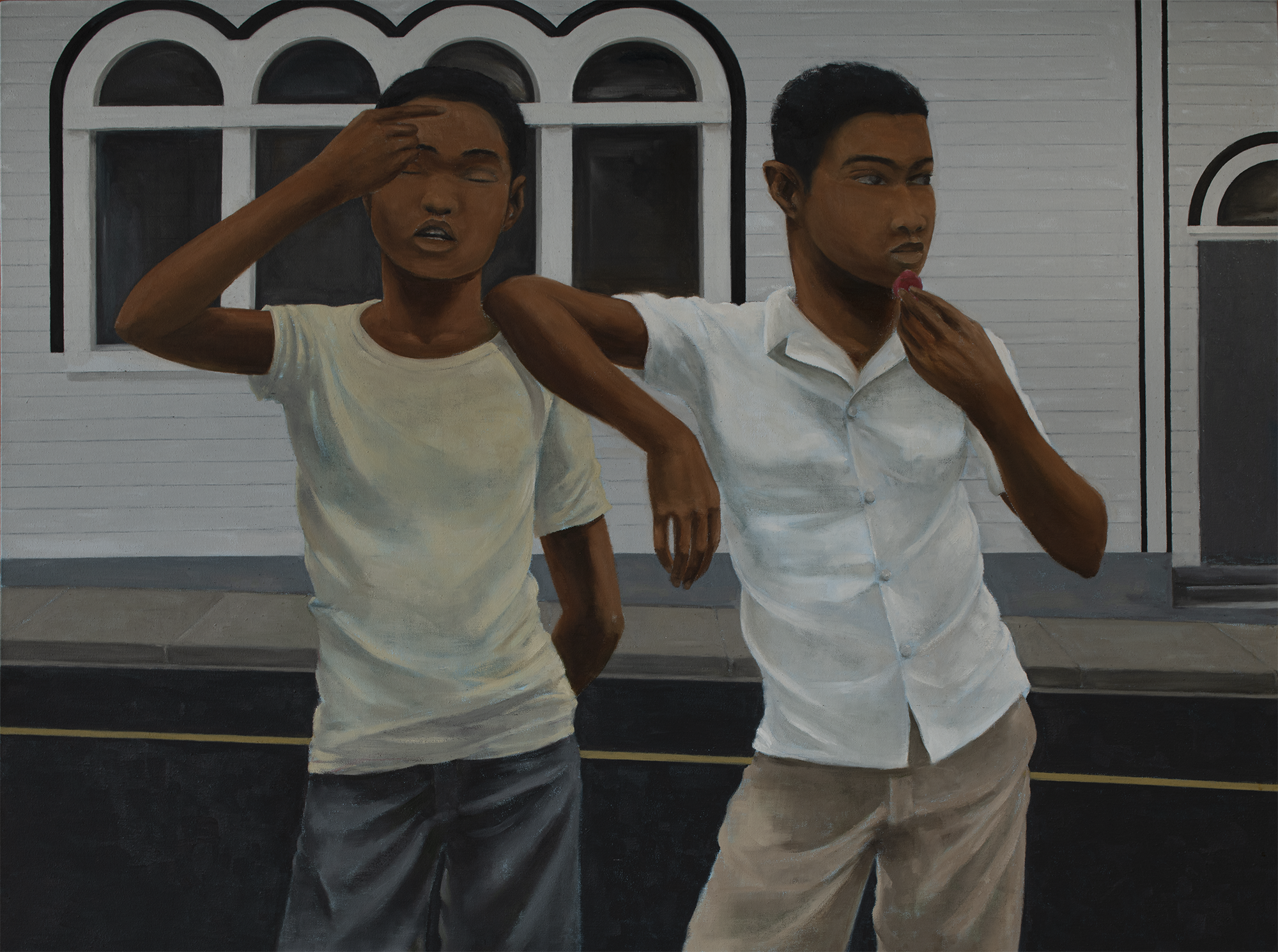 Justin Augustine, The Faith Catchers, 2000. Collection of Dalhousie Art Gallery.
