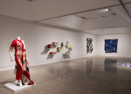 Installation view of Conversation Threads exhibition at the Art Gallery of Nova Scotia