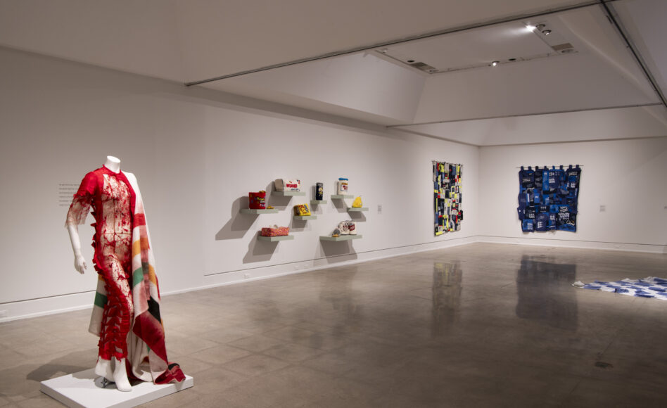 Installation view of Conversation Threads exhibition at the Art Gallery of Nova Scotia