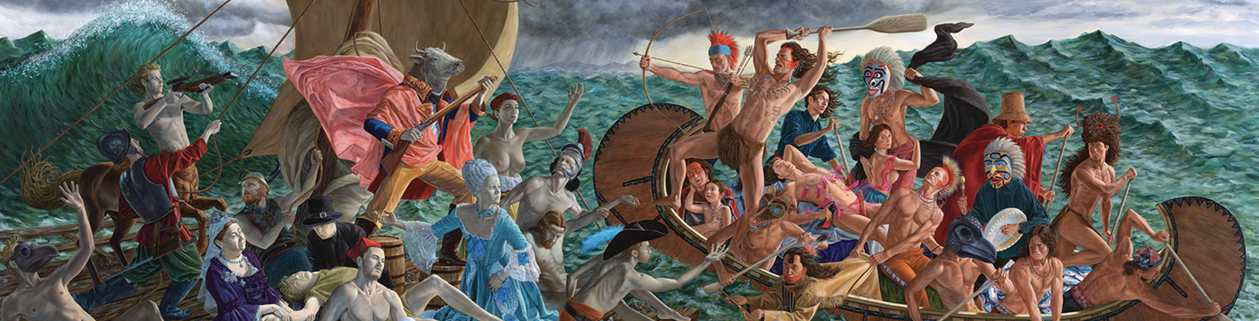 Kent Monkmans Painting Miss Chiefs Wet Dream